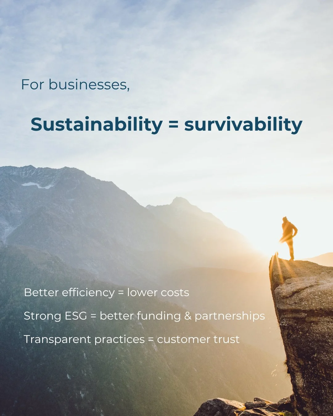 Responsible business practices help SMEs thrive.⁠
⁠
By embedding ESG in your everyday operations, you can:⁠
 ✅ Build trust and brand loyalty⁠
 ✅ Cut costs through efficiency⁠
 ✅ Attract funding and talent⁠
 ✅ Strengthen your supply chain resilience⁠
