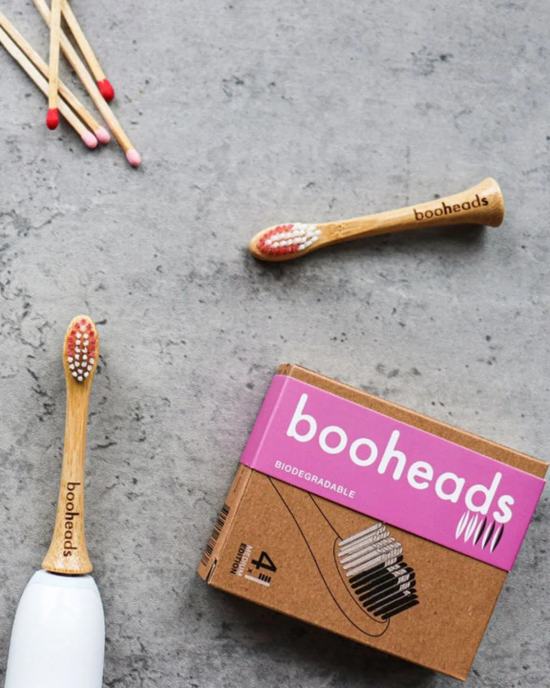 Booheads: ESGmark&reg; Certified electric toothbrush heads 🦷⁠
⁠
Booheads prioritises sustainability with their biodegradable electric toothbrush heads, made using plant-based materials - a more environmentally friendly alternative to conventional or