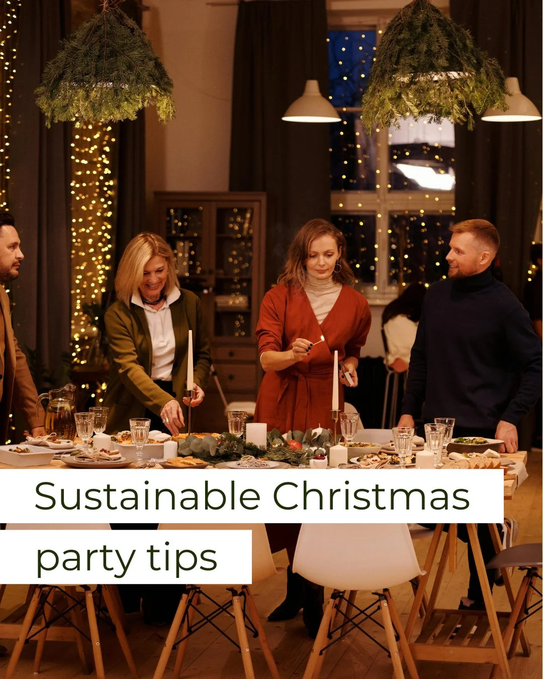 Top Tips for Having a Sustainable Christmas Party 🎄♻️⁠
⁠
Planning your Christmas party with sustainability in mind helps reduce waste and environmental impact without compromising on festive fun. It can even save you money!⁠
⁠
For more simple, plane