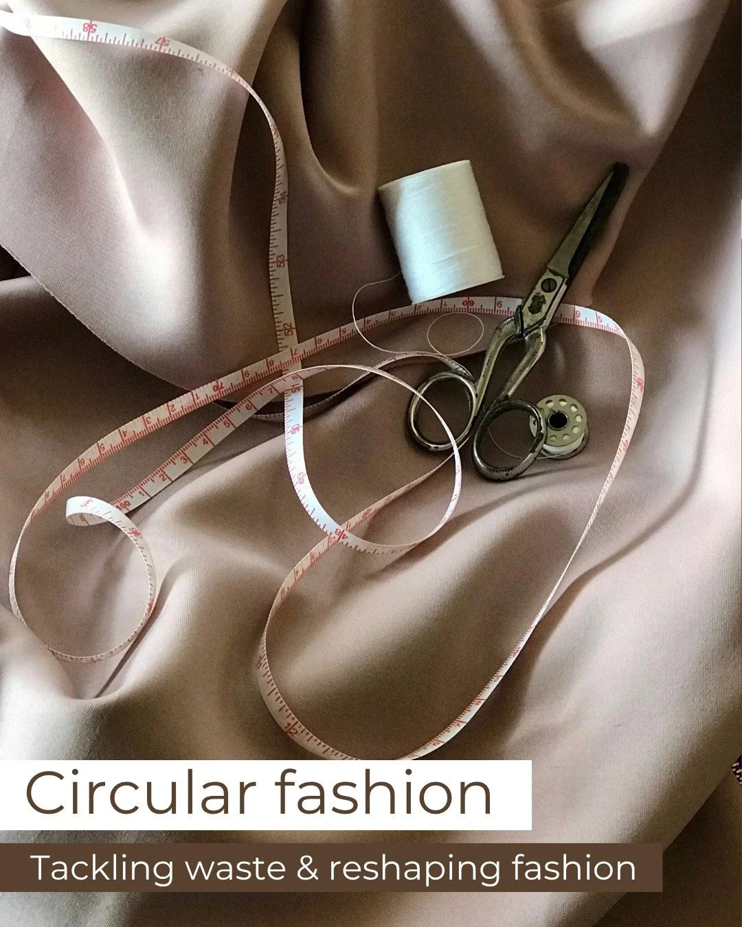 Fast fashion isn&rsquo;t the only way.⁠
⁠
Circular fashion is about rethinking how clothes are made, used, and reused, designing out waste and keeping materials in use for longer.⁠
⁠
It&rsquo;s a shift towards fashion that lasts, where products are m