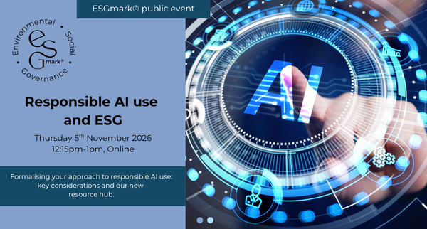 Responsible AI Use and ESG Webinar