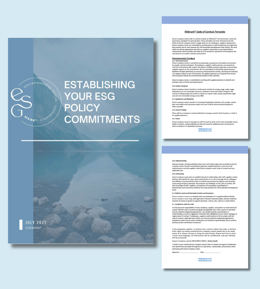 Create your ESG Policy Commitment — ESGmark®