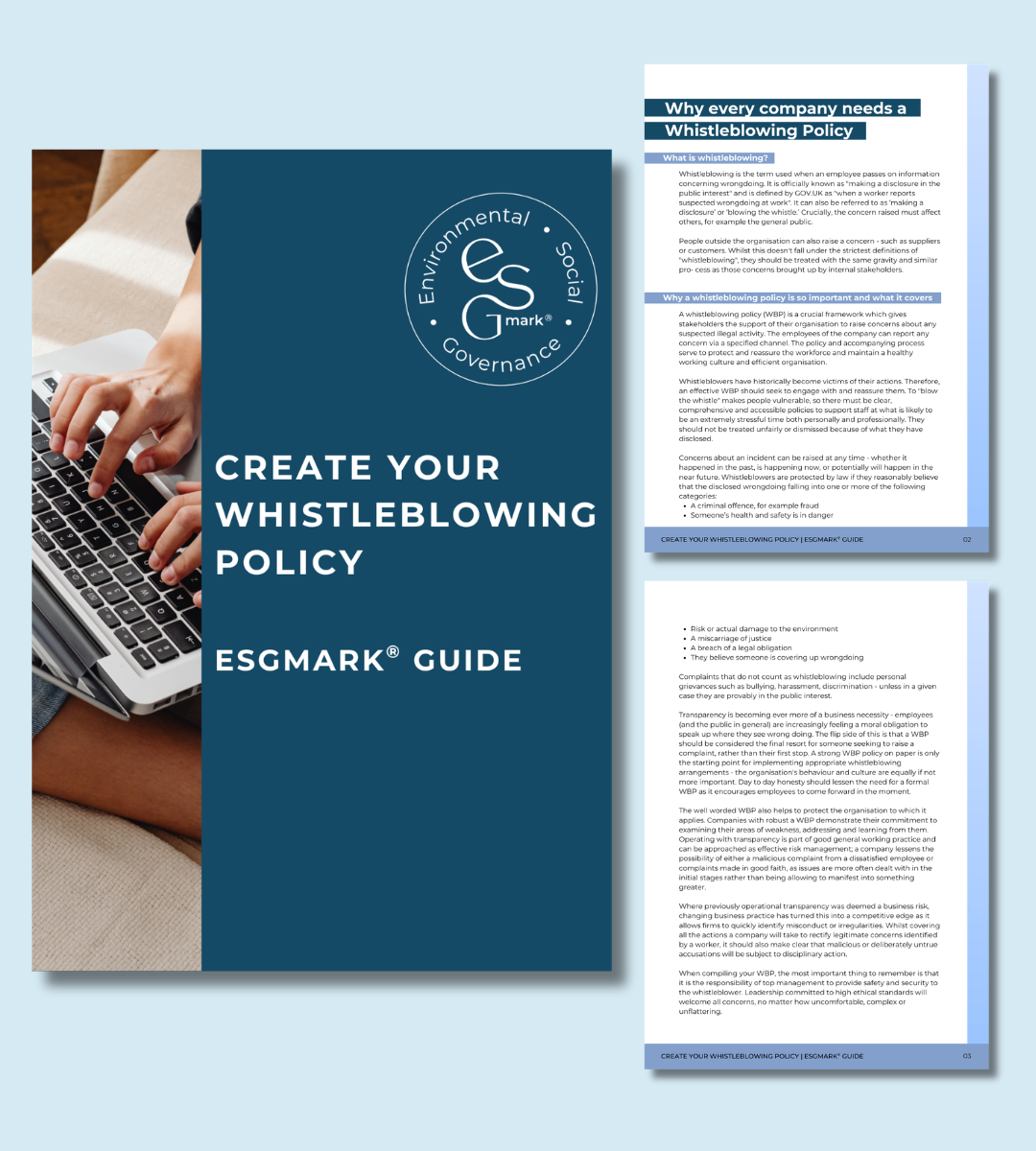 Whistleblowing Policy - ESGmark® Guide