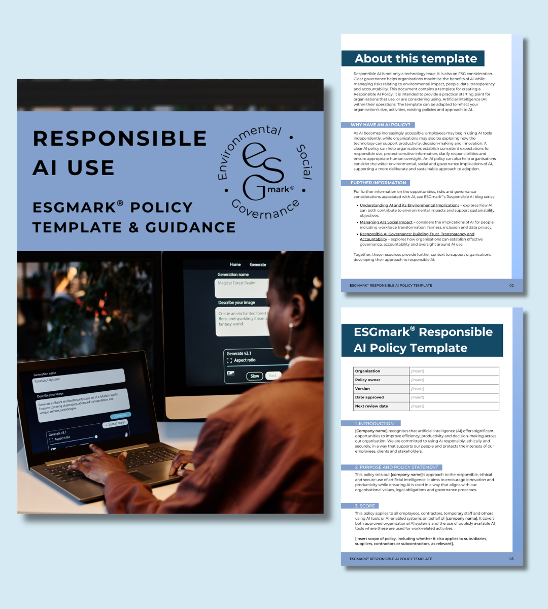 Responsible AI Use: ESGmark® Policy Template and Guidance preview