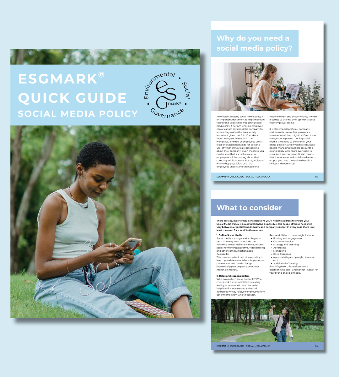 Social Media Policy - ESGmark® Quick Guide