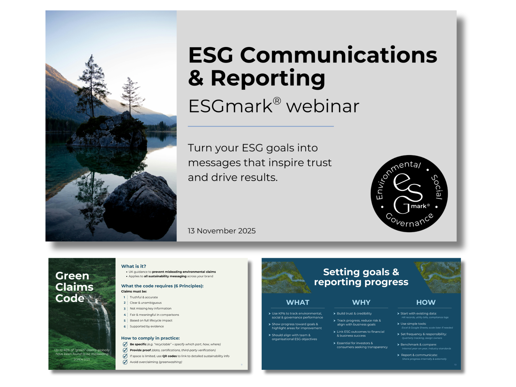 ESG Communications & Reporting Webinar | ESGmark® — ESGmark®