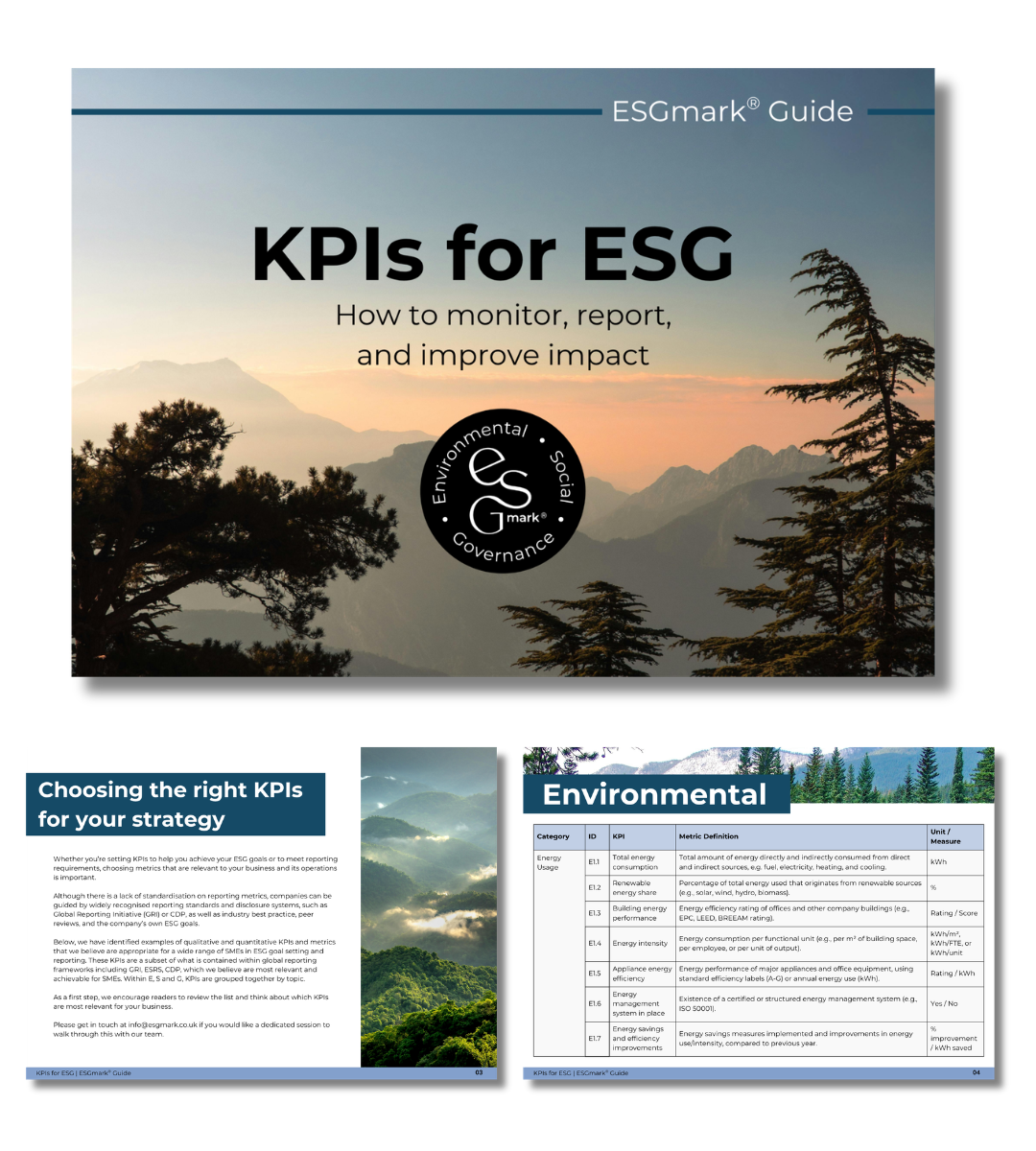 KPIs for ESG: ESGmark® Guide