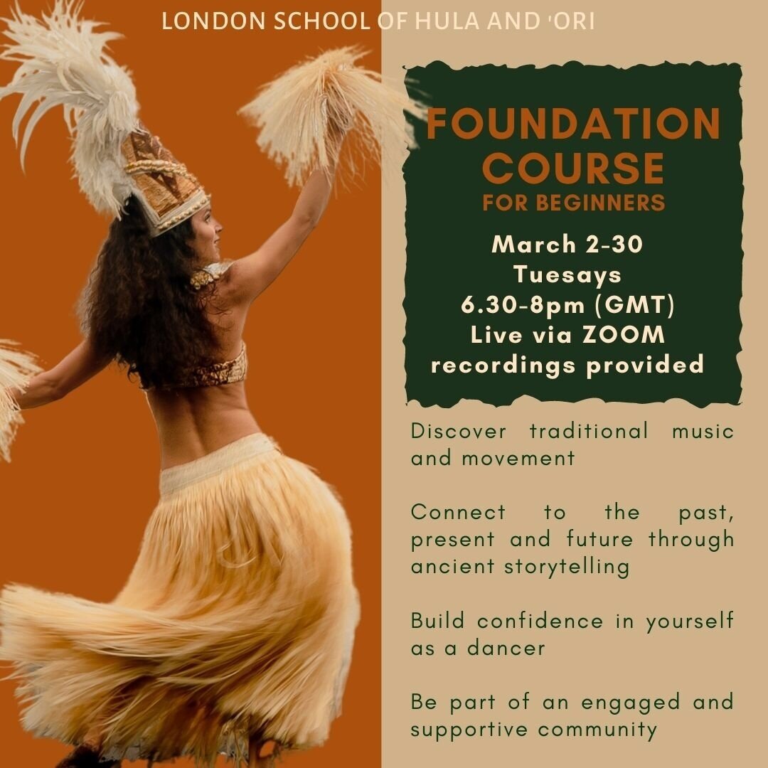 🌺Aloha and Ia Ora Na 🌺 

Our Foundation Course for Beginner&rsquo;s is back on 2nd March and you only have until tomorrow to Register! Book soon to ensure you reserve your spot, as spots have been filling up quickly!

It is our desire to create cul