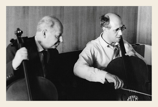  Pablo Casals and Mstislav Rostropovich 
