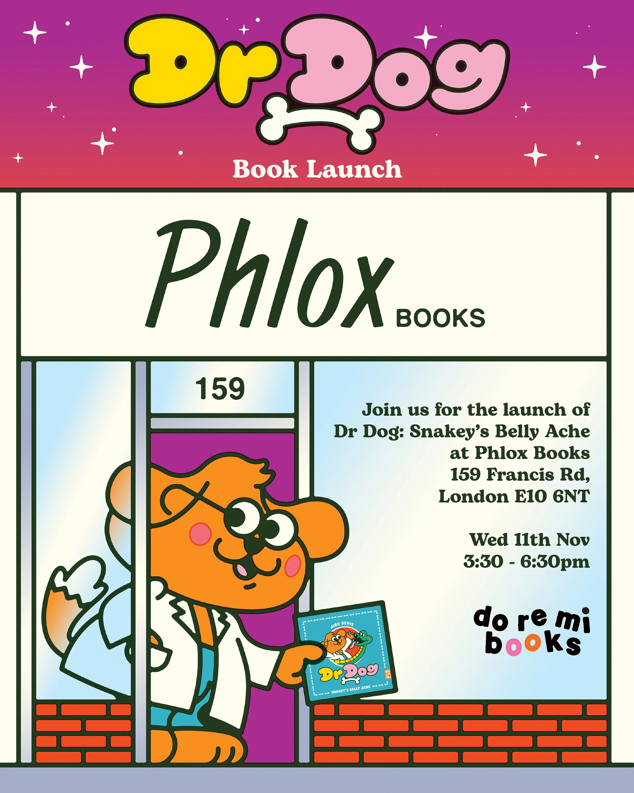 Dr Dog Book Launch