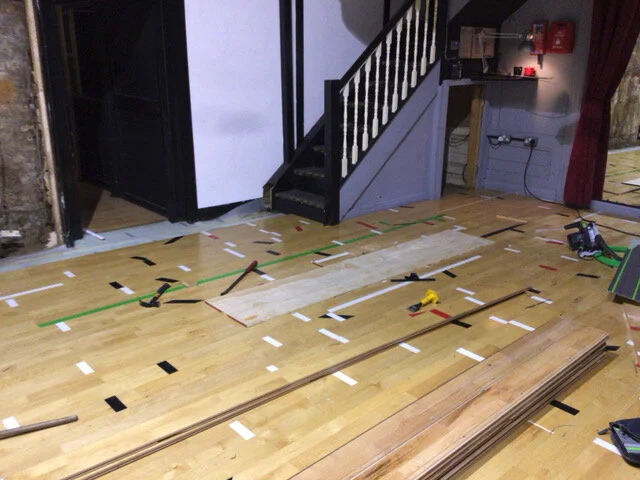 New Floor in Studio 1