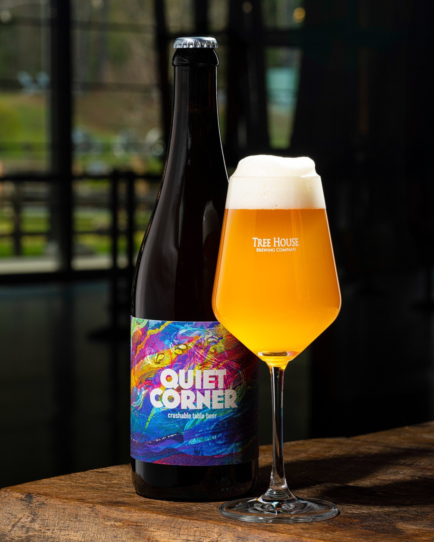 Today, we're releasing a simple little number called Quiet Corner in Woodstock. 

Carrying hints of wheat, doughy malt, and lemon-like acidity, Quiet Corner is an elegant expression of its constituents and perfectly complements a contemplative aftern
