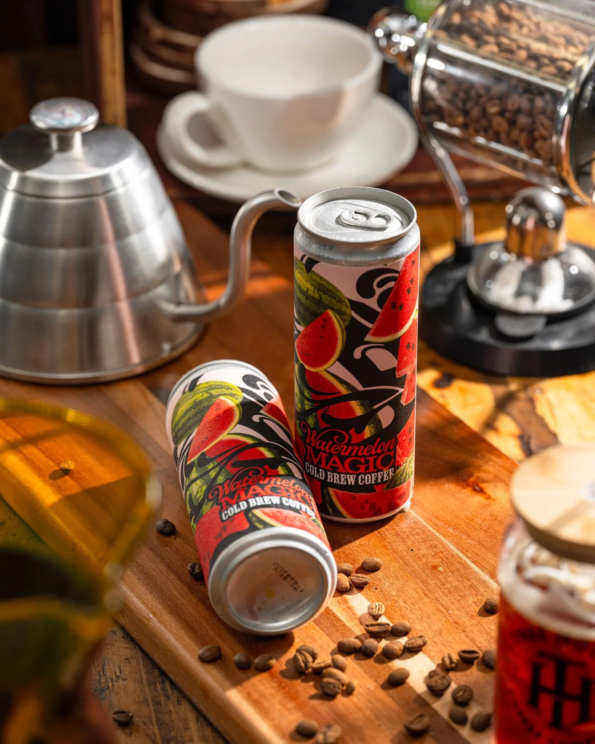Introducing Watermelon Co-ferment Cold Brew!

Sebastian Ramirez is a fourth-generation coffee producer, and after twelve years in the traditional coffee growing business, he is now regarded as a master of experimental fermentations and varietal innov