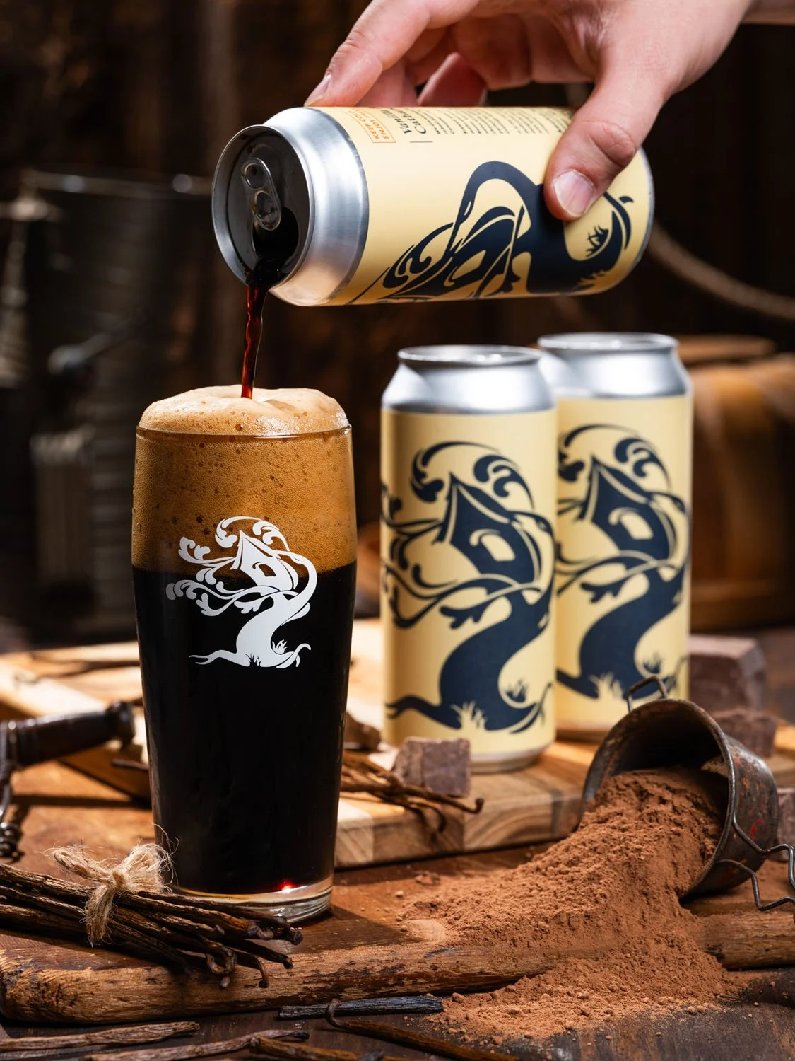 We've got a treat for our American Porter fans today. After our dual release of Catharsis and Catharsis Coffee, we made a second batch and conditioned it on heaps of vanilla beans.

This pitch-black American Porter fills the air with notes of cocoa p