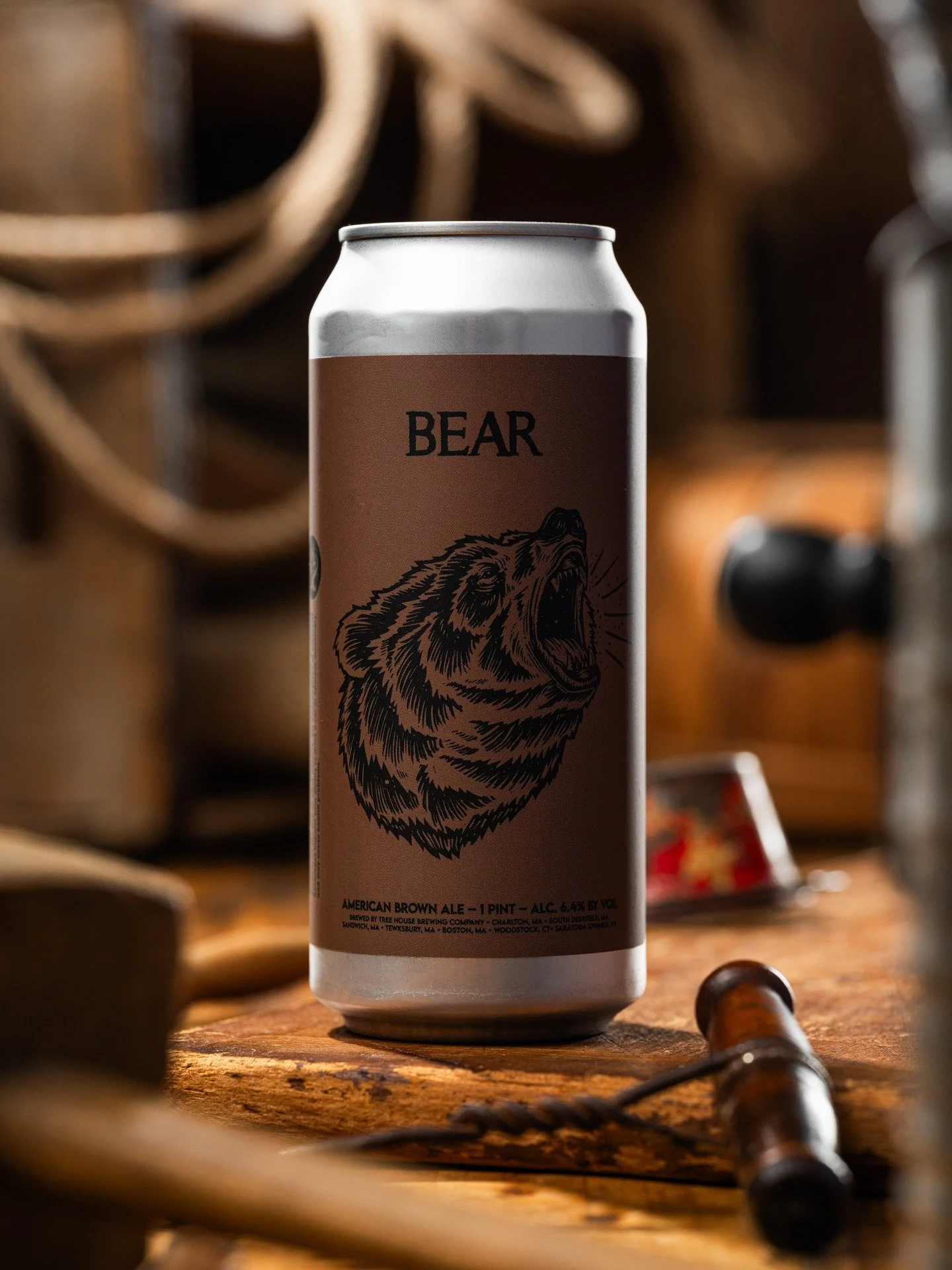 Bear is roaring off the canning line this morning!

What makes an American Brown Ale different from a regular Brown Ale? If you guessed hops, you would be correct! 

Sweet and toasty notes of brown bread, toffee, and chocolate are balanced by an asse