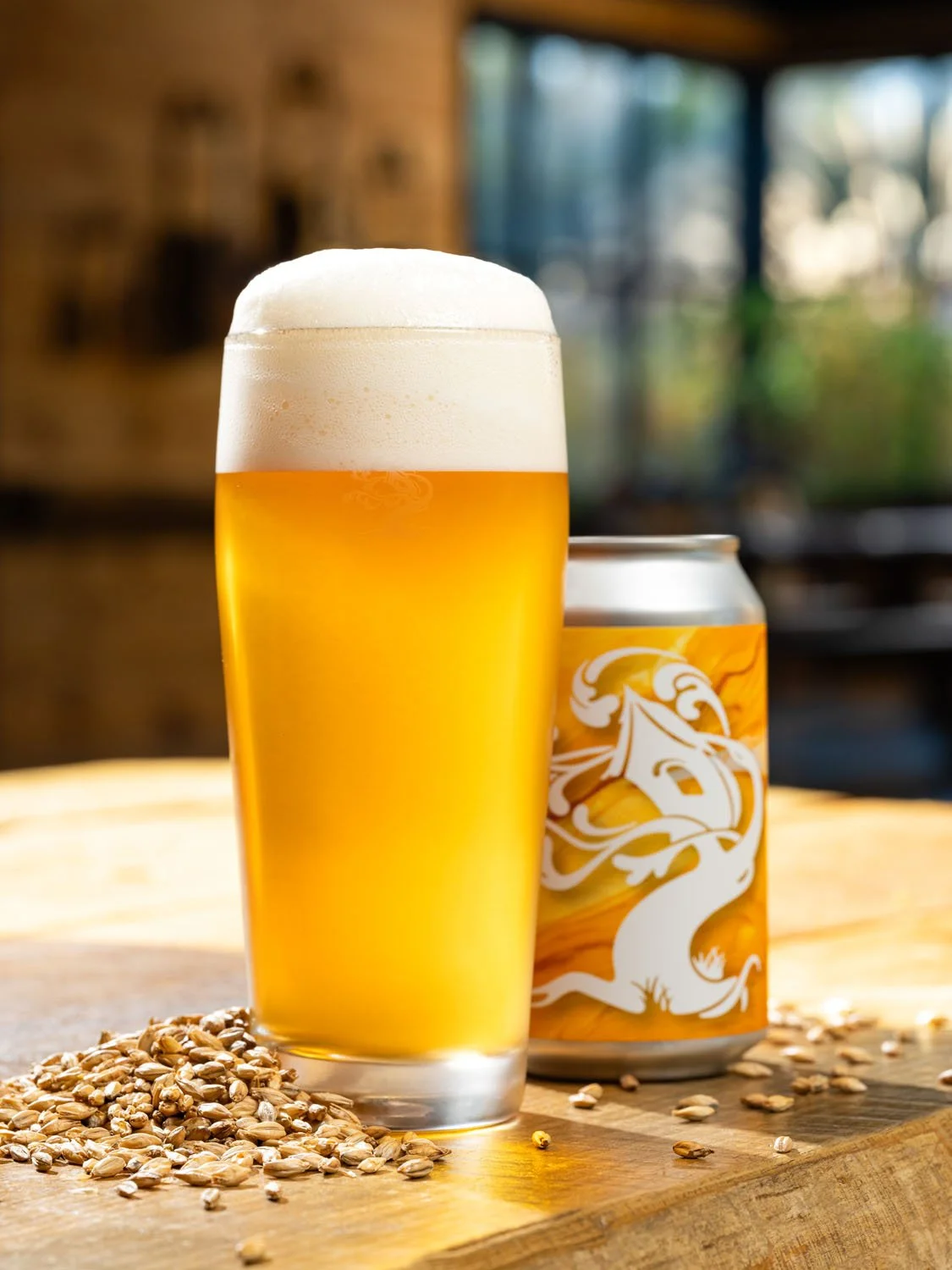 Brighter Days for darkening skies.

To craft Brighter Days, we take our German Helles, Sleepless Nights, and rest it on a blend of American and German hops featuring German-grown Amarillo. What a treat they are. 

Brighter Days boasts a wonderful mal
