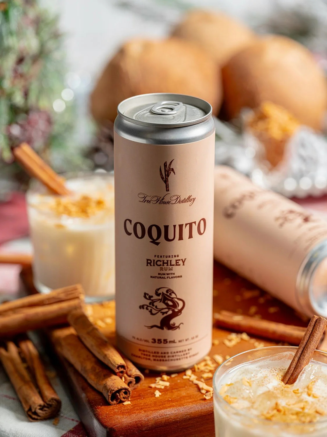 To say we're excited about this year's batch of Coquito would be an understatement.

Hailing from the rum capital of the world, Puerto Rico, Coquito combines our own Richly Rum with creamy coconut, vanilla, and warming spice. It's batched, blended, t
