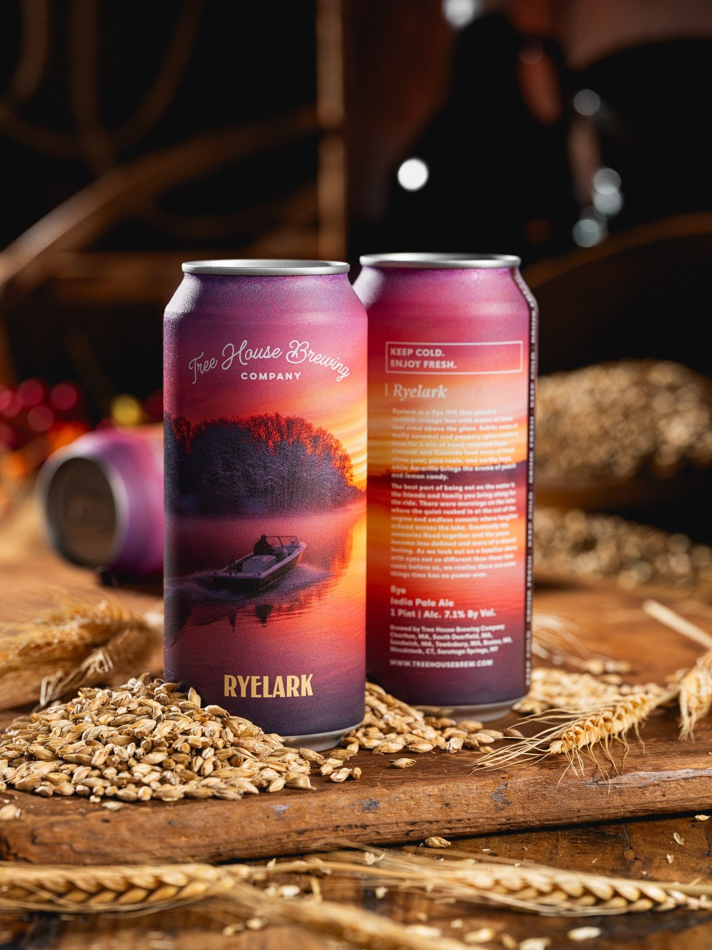 Our recent devotion to rye as an ingredient continues today with our newest IPA, Ryelark. 

We taste subtle notes of malty caramel and peppery spice from its grain bill that create a foundation for an aggressive hop profile. Chinook and Cascade lend 
