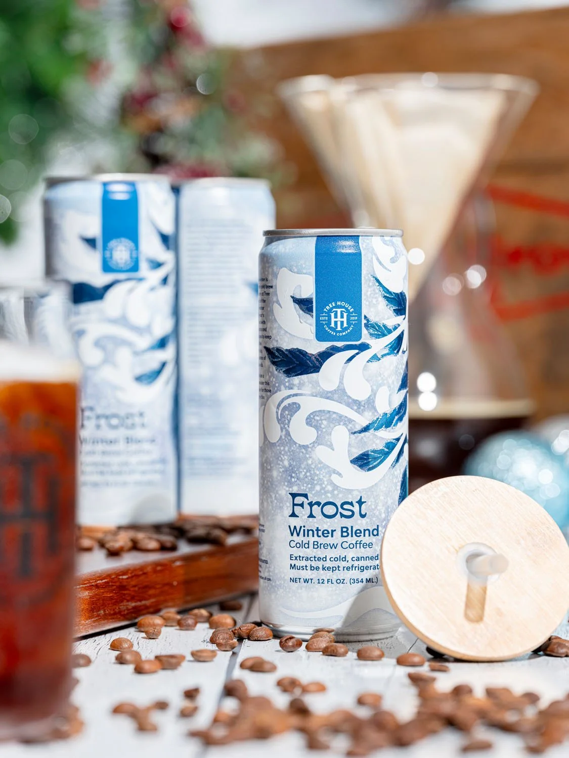As we settle into the frigid weather, Frost returns for its seasonal stay in our coolers - and this time, in a beautiful proper can. It just feels so right.

This winter cold brew is a special blend of house-roasted beans that carry notes of dark cho