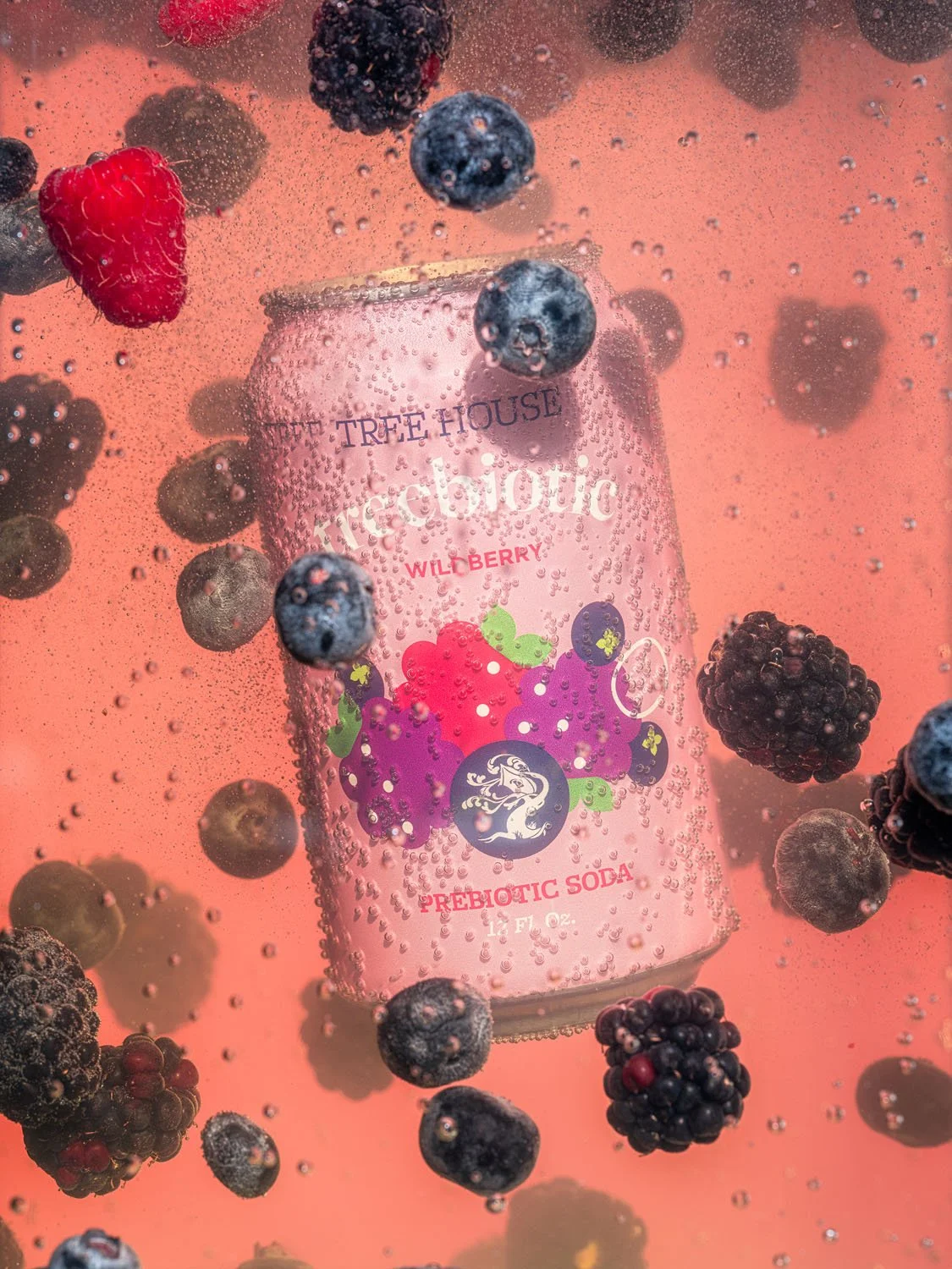 We've got ourselves a fresh run of Wildberry Treebiotic this morning!

Tasty, tasty, tasty.

Underneath its sweet soda flavor, from a blend of real fruit purees, are the building blocks for a healthy biome. Agave inulin, chicory root, and apple cider