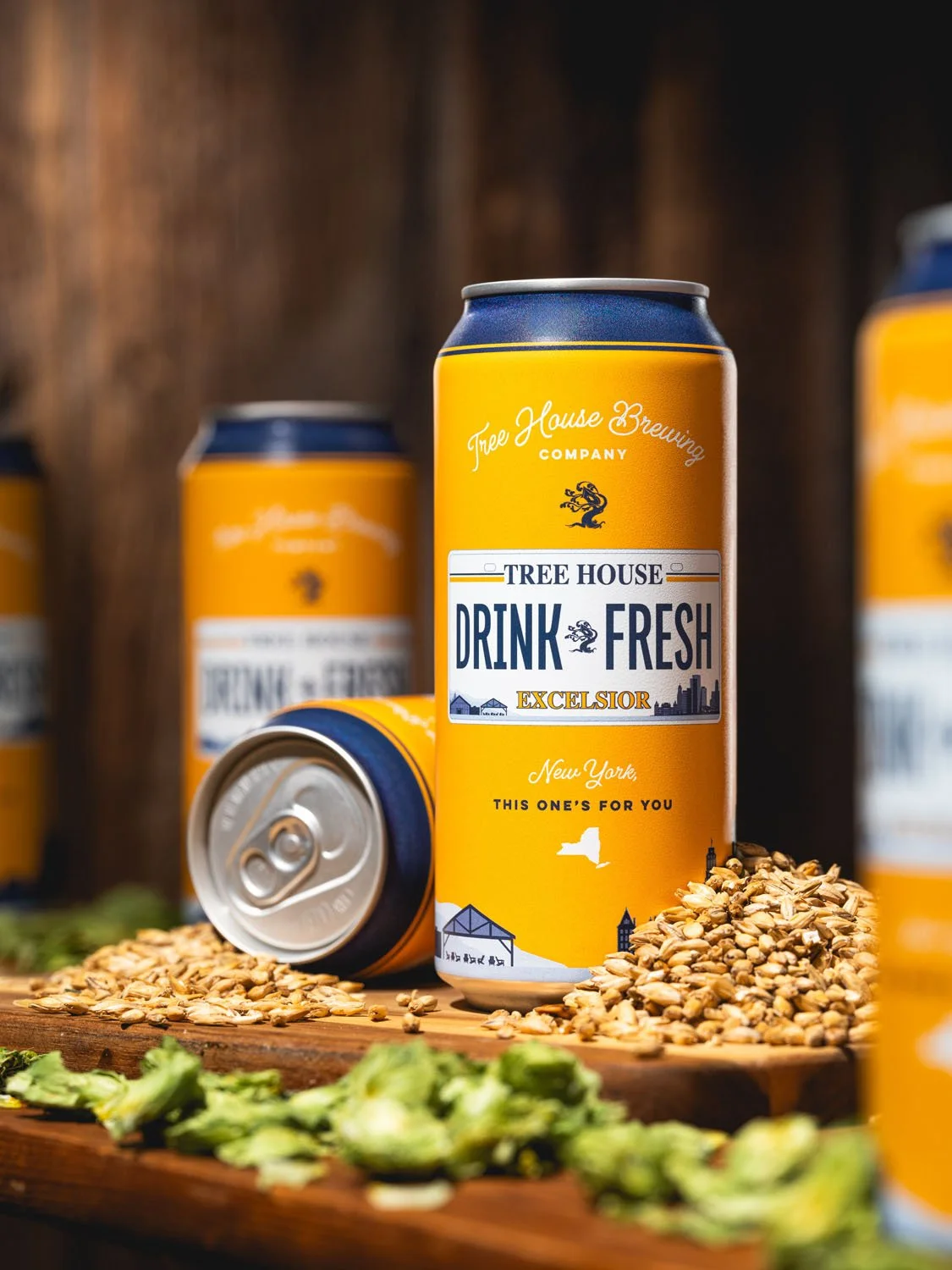 We're in a New York state of mind.

You might recognize the design, but the hops are all new in our latest DIPA, Excelsior. Leading with New York-grown hop aroma, it absolutely bursts with tangelo zest, donut peaches, and orange blossom honey. 

The 