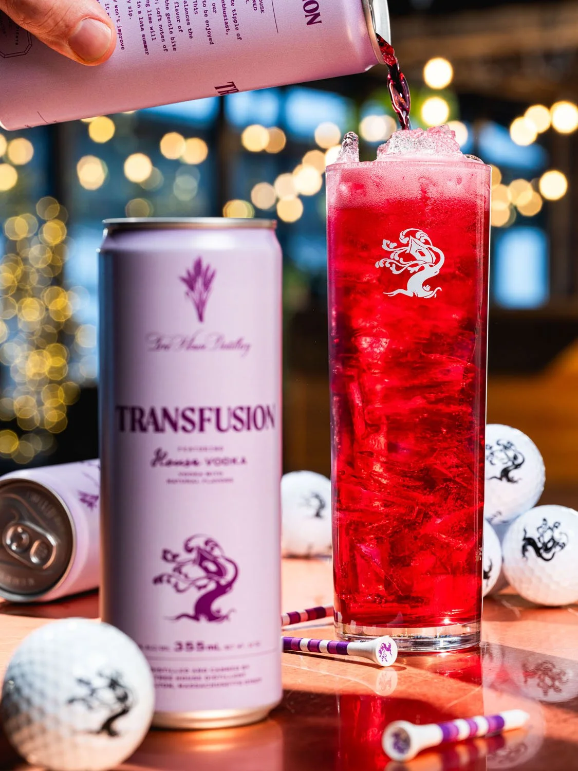 Just as good in the simulator on a cold winter night.

Transfusion is a bubbly little drink with jammy Concord grape, a hint of thyme, and our award-winning House vodka.

We keep this classic cocktail in heavy rotation for a reason. It's refreshing a