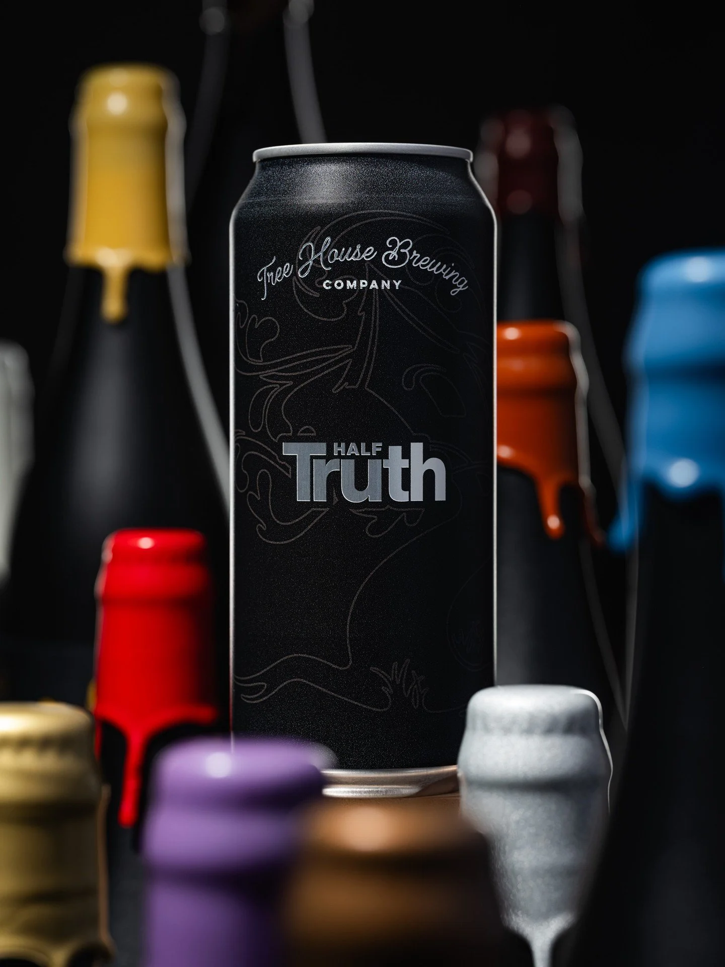 Not everything is as clear as it seems. 

Alongside our large-format releases during Two Weeks of Truth, we're bringing back a special blend that you can keep to yourself or gift to someone new to the world of barrel-aged stouts: Half Truth!

To crea