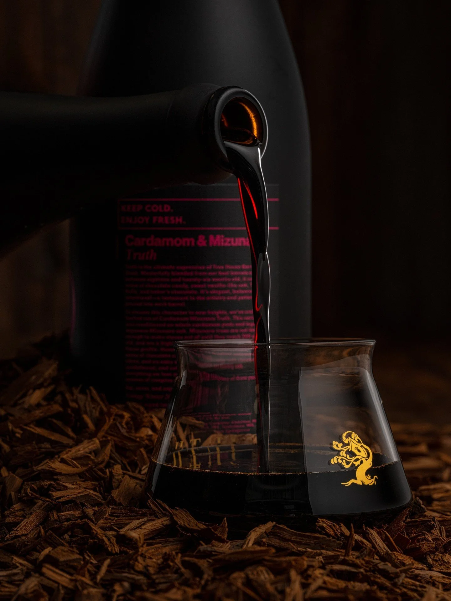 Cardamom Mizurana Truth is one of our most unique entries into the world of Imperial Stouts. It leads with aromas of chocolate-cardamom cake and fleeting notes of mint and citrus, before revealing layers of oaky spice, coconut, sandalwood, and coffee