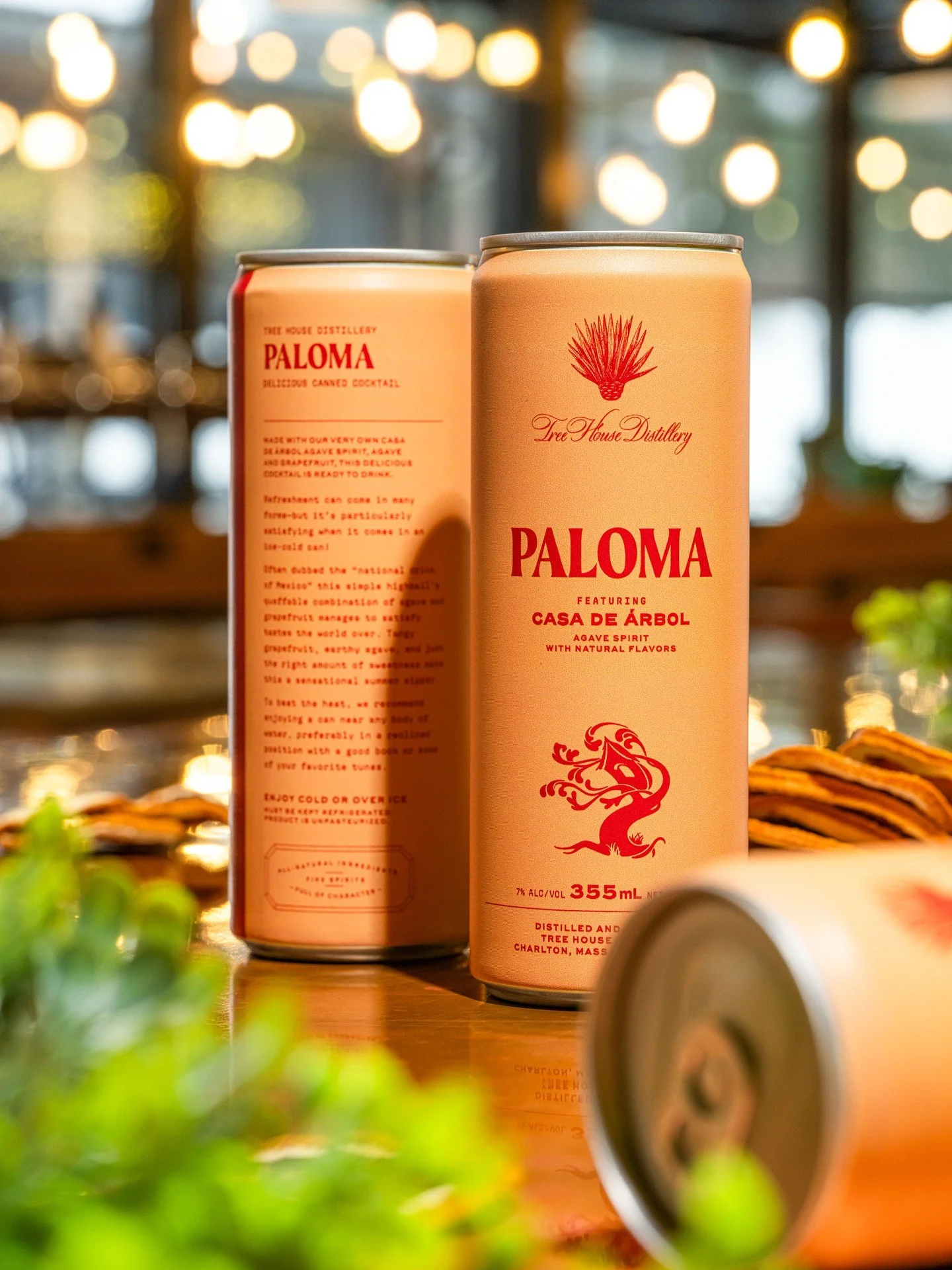 Can you imagine a world without the combined forces of grapefruit and agave-based spirits?

 Neither can we, nor do we want to.

Paloma is bubbly and bright with a depth of flavor that can only come from our house-distilled agave spirit, Casa de Arbo
