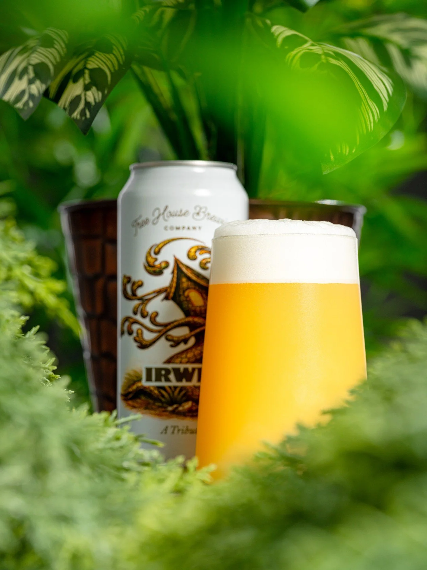 Porter's an outdoorsman at heart, and his excitement to honor the legendary alligator wrangler's birthday brought the kind of energy you can't fake. 

Irwin is a Double IPA brewed with 100% hand-selected Australian Galaxy hops. It pours a glowing yel