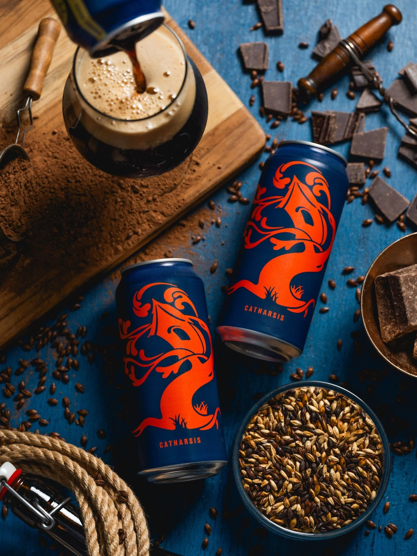 When the cold seems to seep into our very bones, these are the beers we turn to.

Catharsis is an American Porter that carries notes of cocoa powder, fudge, and caramel-filled dark chocolates. While rich in flavor, it&rsquo;s an easy-drinking beer wi