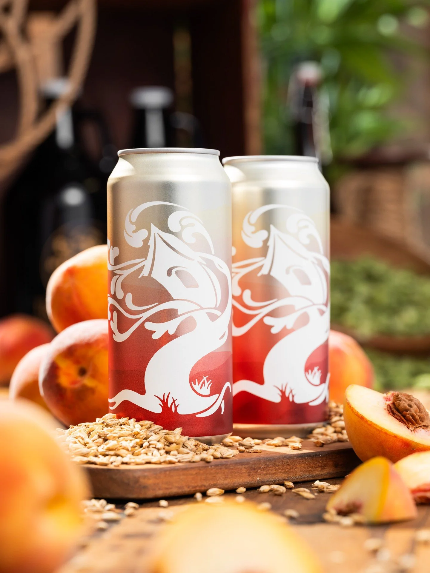 Big day = Big Peach

It's simple - a very peachy beer receives a very peachy dose of pur&eacute;e, and it is magnificent.