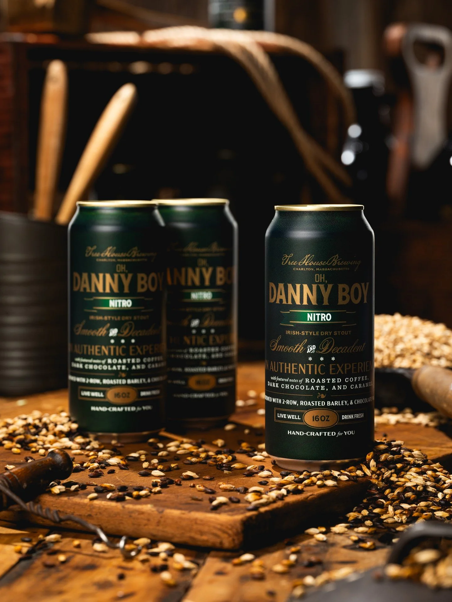 Danny Boy is back in town. ☘️

Dry, creamy, full of flavor, and supremely crushable, Oh Danny Boy is one of our favorite beers marking the coming of spring. Notes of caramel and chocolate sit right beneath its nitrogen-infused body, with a dollop of 