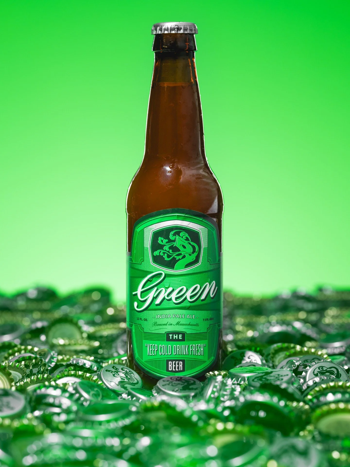 Green fresh today in bottles, because how could we not?