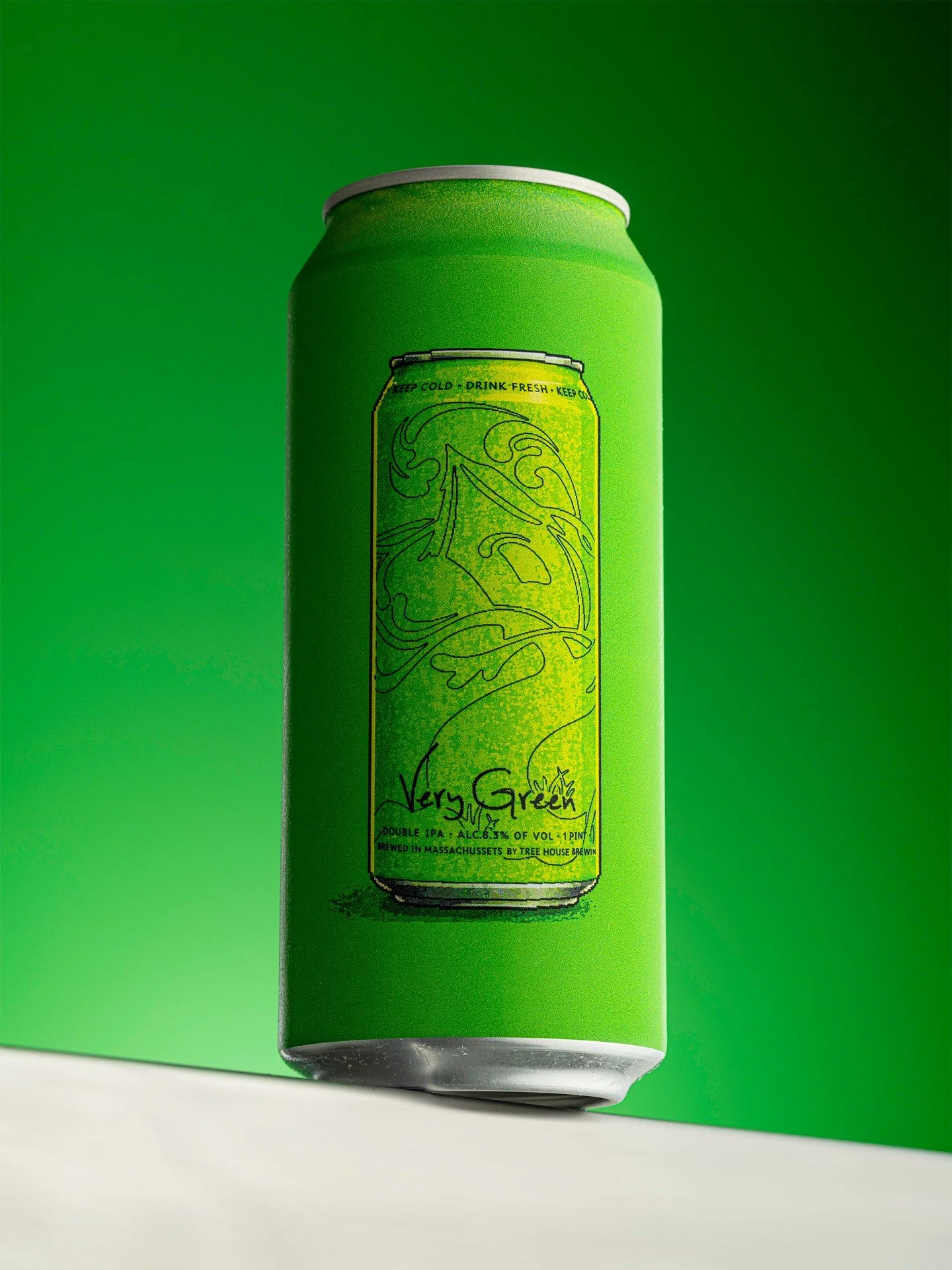We've got some fun one-off Very Green single cans that will randomly be assigned to four-pack orders today and through the weekend (and maybe beyond).

The first is a little canception of an 8-bit Very Green can, numbered to 25. 

These are inserted 
