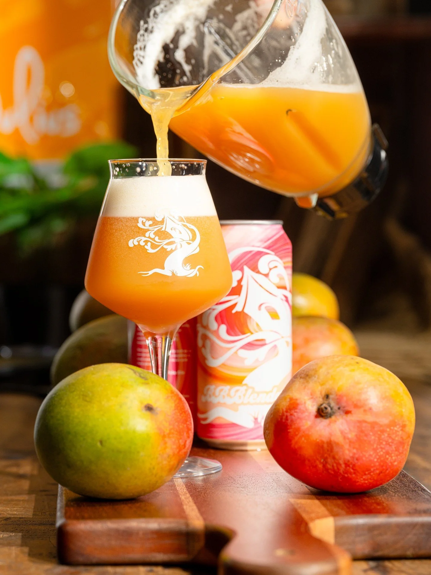 Landing in Boston, Charlton, Deerfield, Sandwich, Saratoga, and Tewksbury today is BBBlenderrr, a rendition JJuliussss conditioned on buckets of mango pur&eacute;e! The resulting beer carries waves of sticky mango balanced by a hop-saturated bite. We