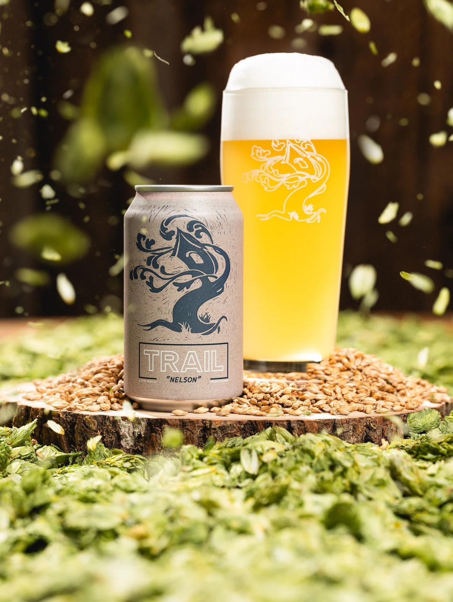 A Trail to the other side of the world.

Trail Nelson is our snappy German-style Pils dry-hopped with hand-selected Nelson hops. We love the dichotomy of the sweet aromas of white grape and tropical fruit that give way to a crisp lager and a dry flor