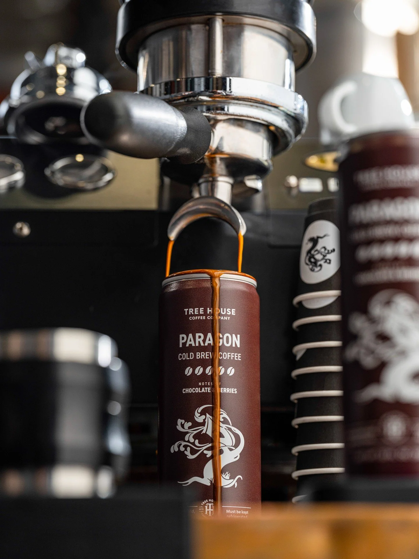 Paragon is our espresso-blend cold brew, full of chocolate notes and a wisp of dark berries on the finish.

We invite you to take a leap of faith and try what freshly brewed, full-bodied cold brew tastes like at its best. 

The time change is a welco