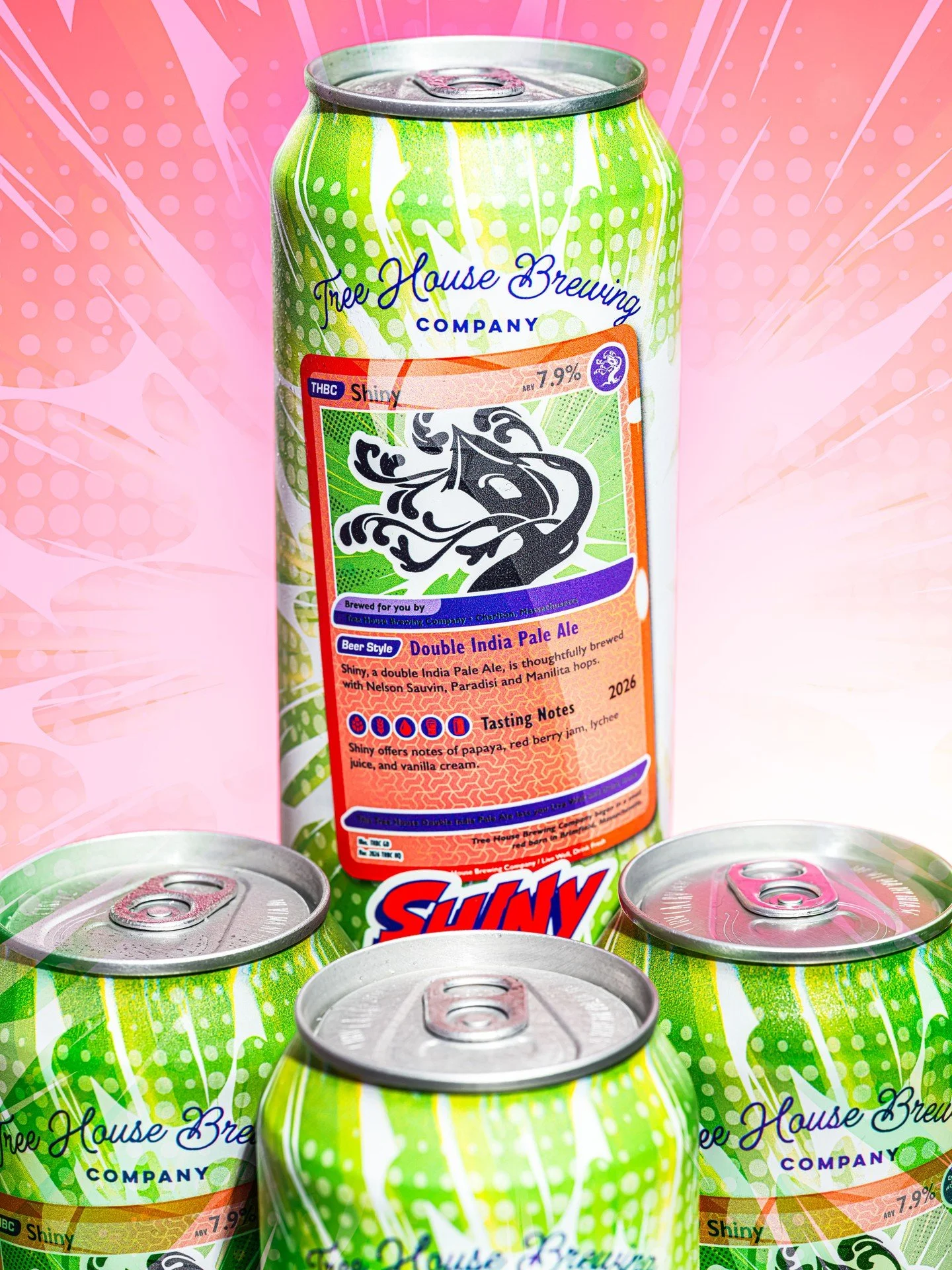 Shiny is a Double IPA utilizing a bright and tropical blend of New Zealand hops! Nelson, Paradisi, and a touch of Manalita pop with notes of papaya, red berry jam, lychee juice, and vanilla cream.

The world is full of common pulls. This isn't one of