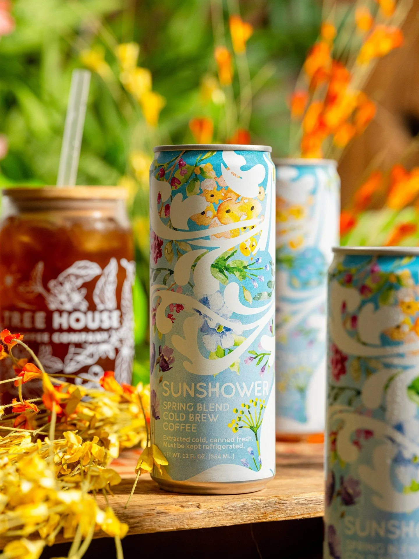 We&rsquo;re doing our best to manifest a warm breeze and sunny weather with the release of our spring seasonal, Sunshower.

This cold brew features a blend of Colombian honey-processed Red Bourbon and a naturally processed Costa Rican bean. The depth