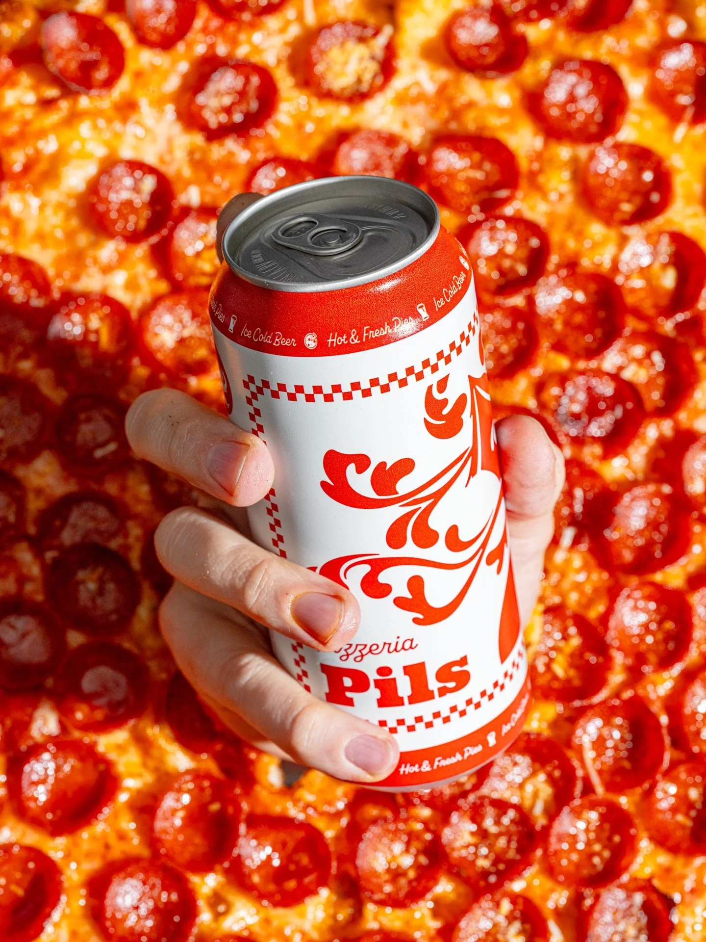 Iconic.

Pizzeria Pils. 

Great Pizza requires great beer; it's the law.

Pouring a brilliant yellow hue with lively carbonation, Pizzeria Pils offers notes of wispy malt, fresh-baked bread, and a zesty spice from a blend of noble hops.

We&rsquo;ve 
