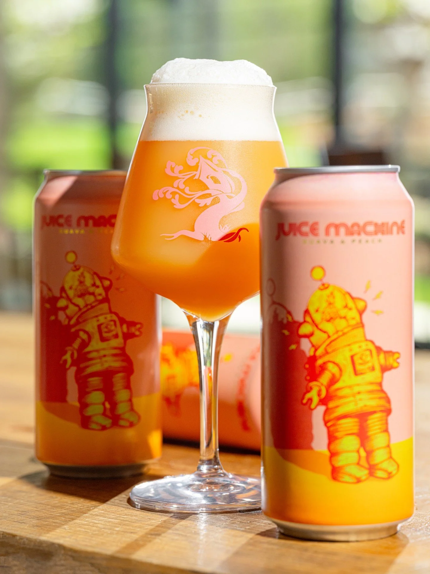 Man. . .

Juice Machine Guava Peach is a rendition of Juice Machine conditioned atop literal buckets of fresh guava and peach pur&eacute;e!

We were talking about the softest, dreamiest, juiciest fruits, and our robot must have been listening. We use