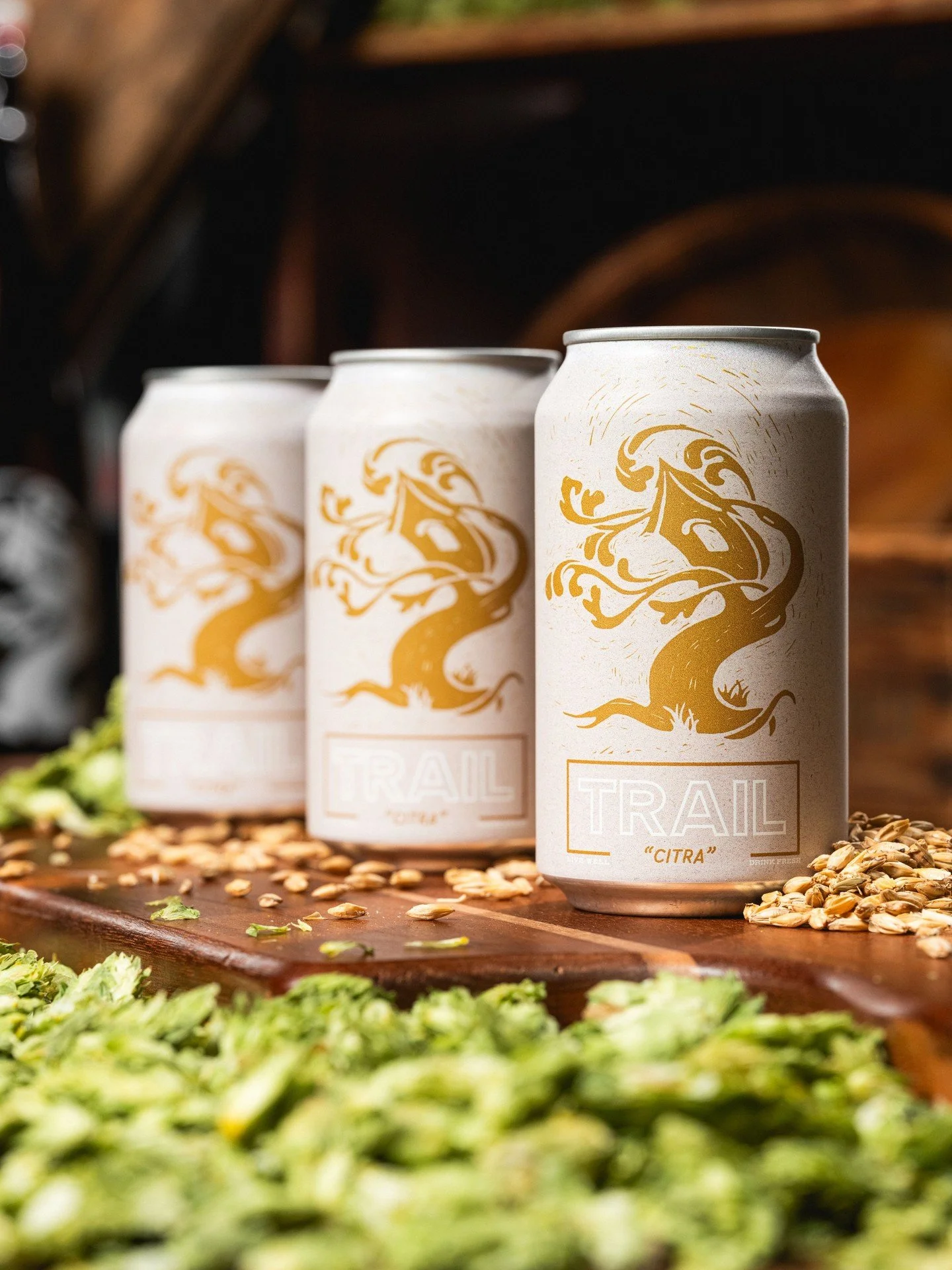 Trail Citra. 🍊

It&rsquo;s one of our most popular dry-hopped Pilsners, and for good reason. 

Citra&rsquo;s orange and mango notes are a welcome addition to a crushable base beer such as Trail. In our vast library of hops, Citra offers one of the w