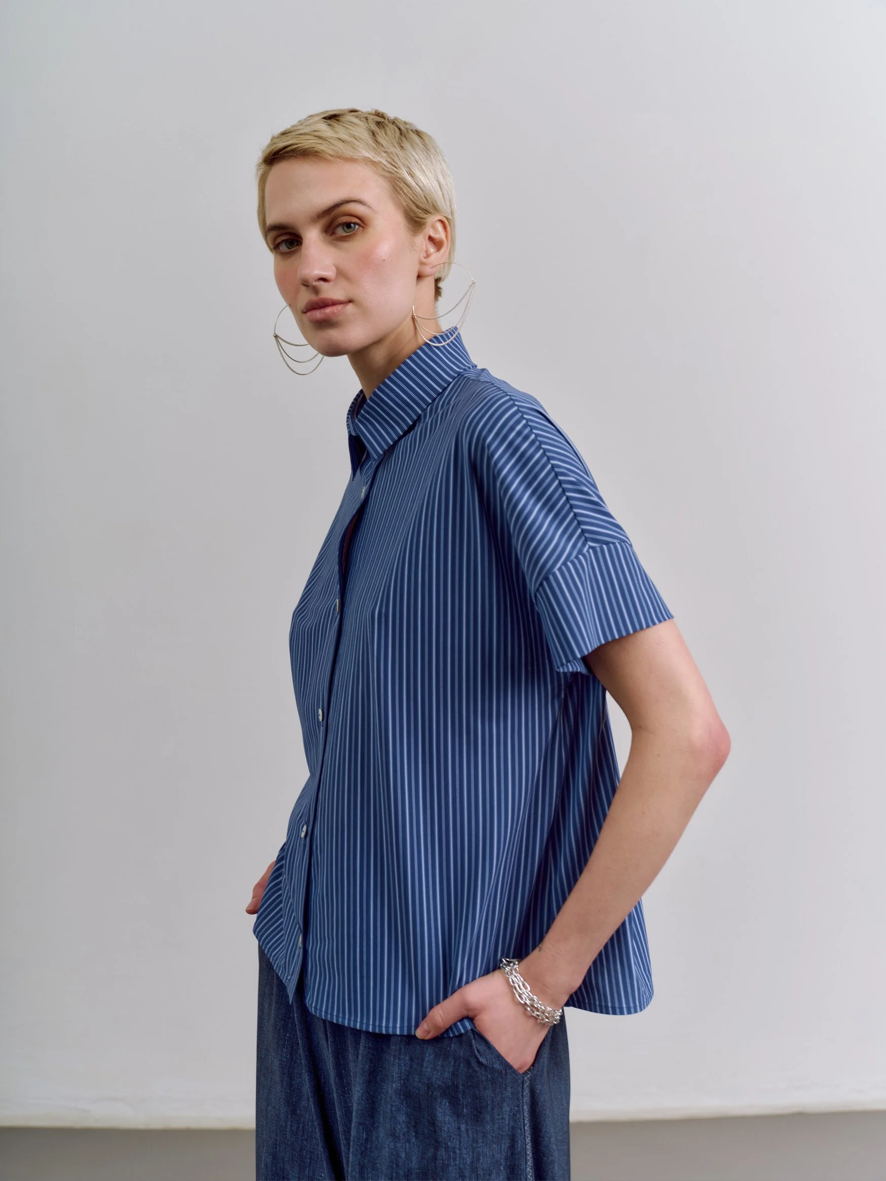 Finja - Hemdstreifen Print