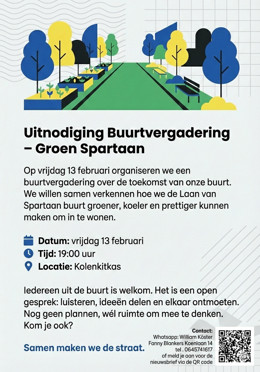 Buurtvergadering - Groen Spartaan
