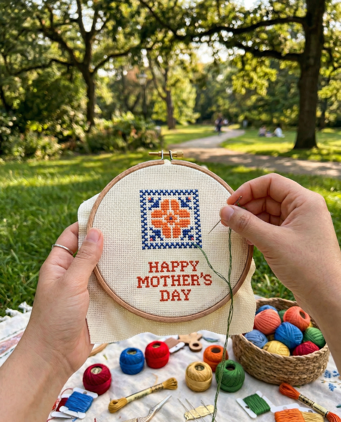 Mother's Day Tatreez Workshop (Palestinian Embroidery)