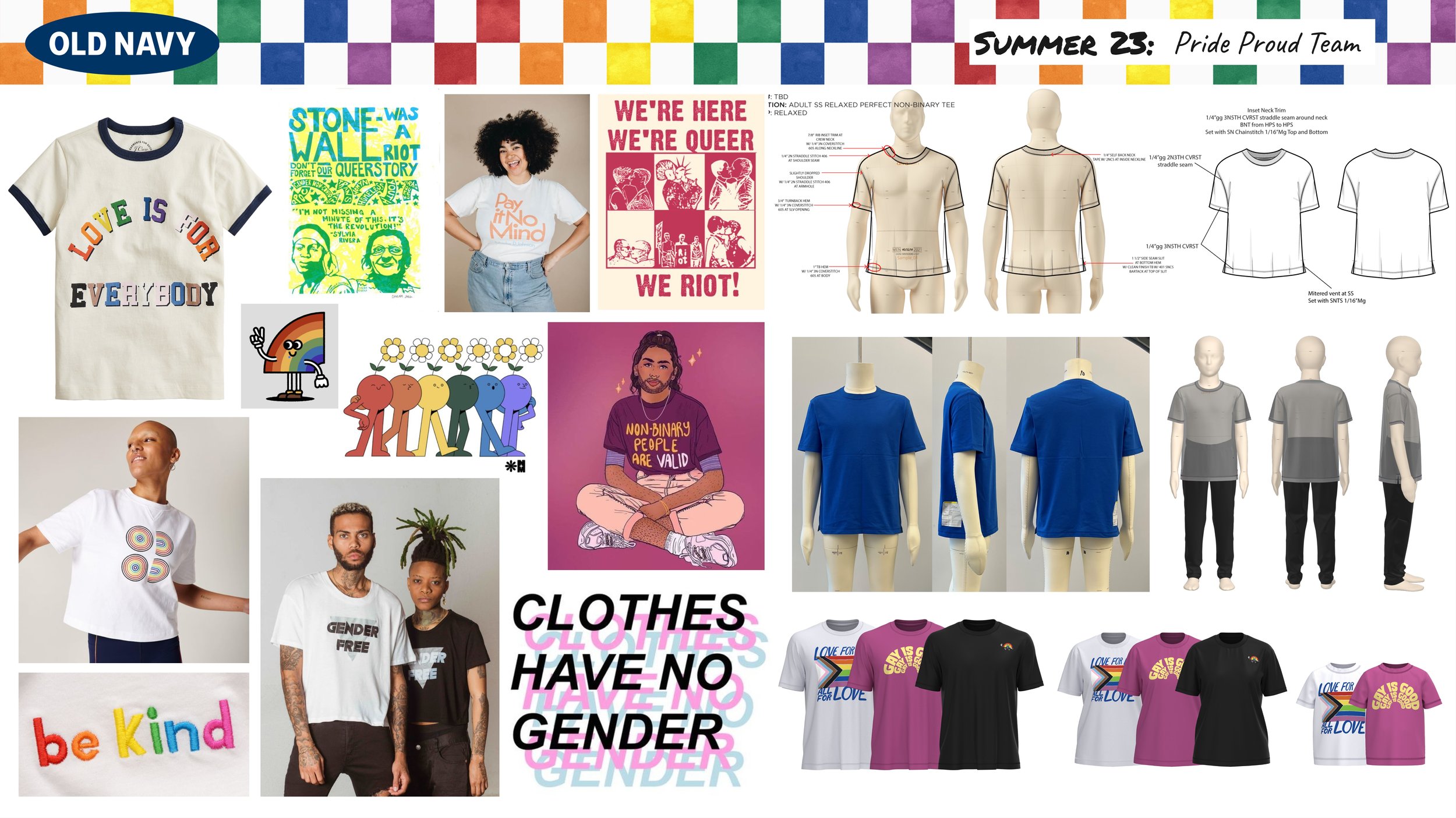 Old Navy - Women's Knit Tees & Tops - Pride Proud Team - Perfect Fit Non-Binary Tee.jpg