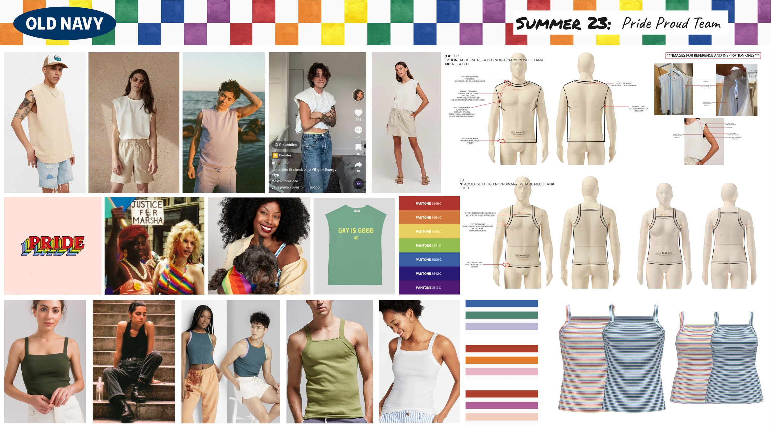 Old Navy - Women's Knit Tees & Tops - Pride Proud Team - Perfect Fit Non-Binary Tanks.jpg