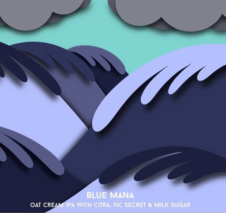 Blue Mana- Oat Cream IPA