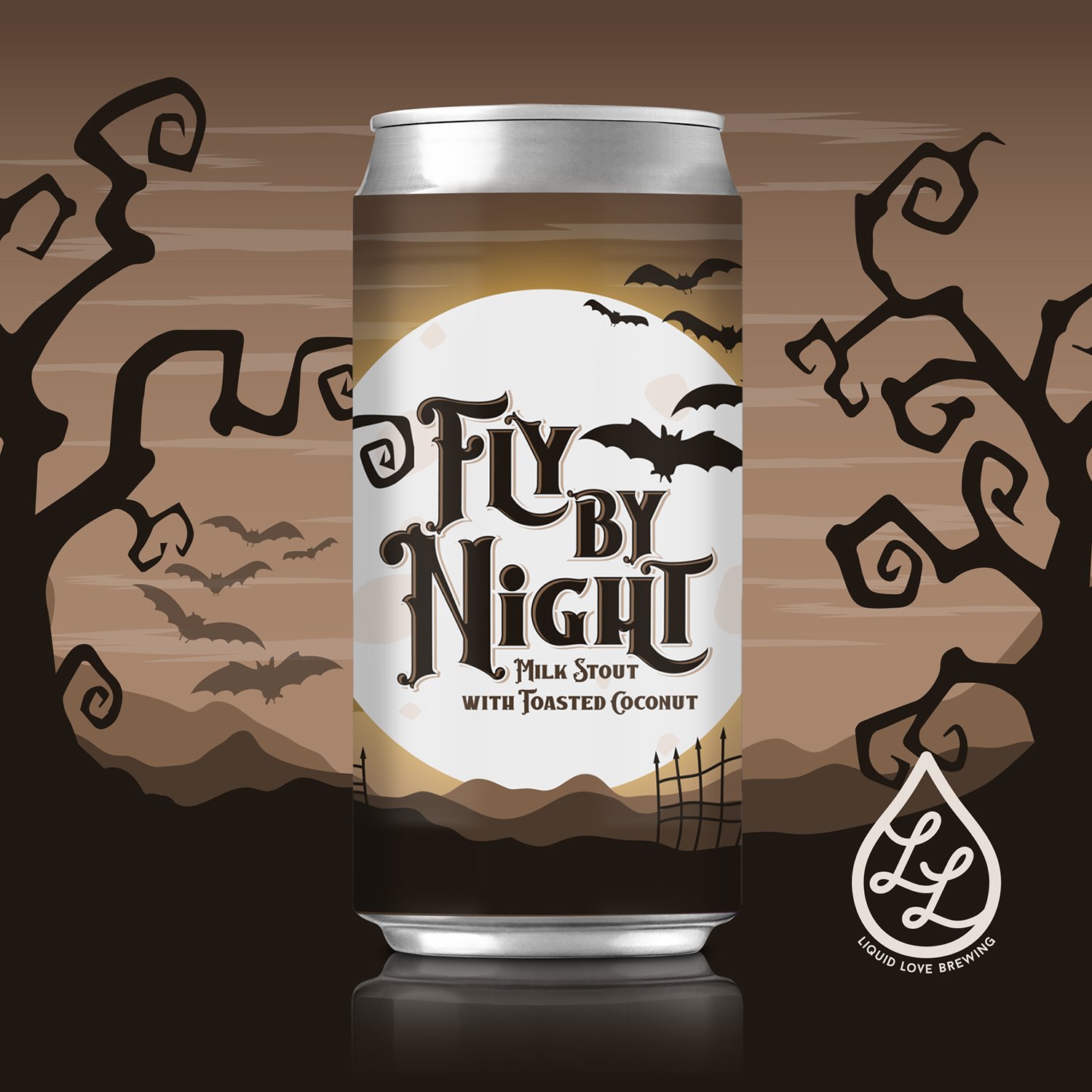 Fly By Night With Toasted Coconut - Milk Stout